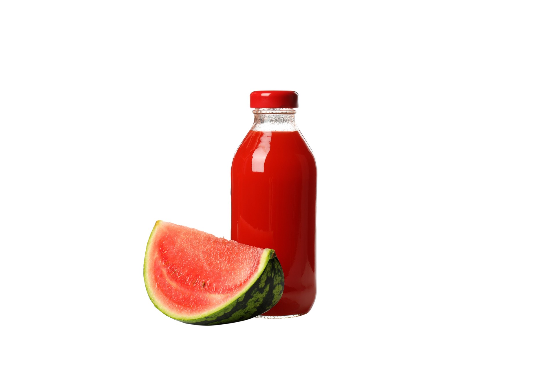 PNG, Watermelon smoothie isolated on white background
