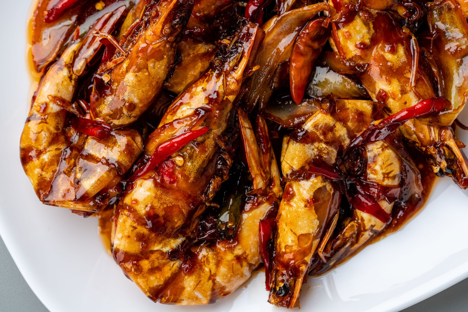 udang saus mentega or shrimp with butter sauce