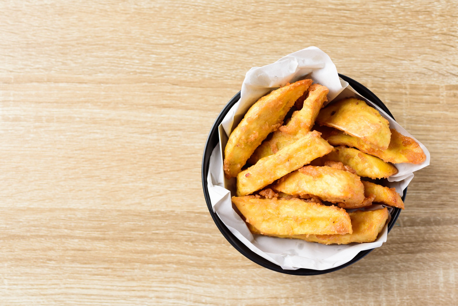 Deep-fried sweet potato